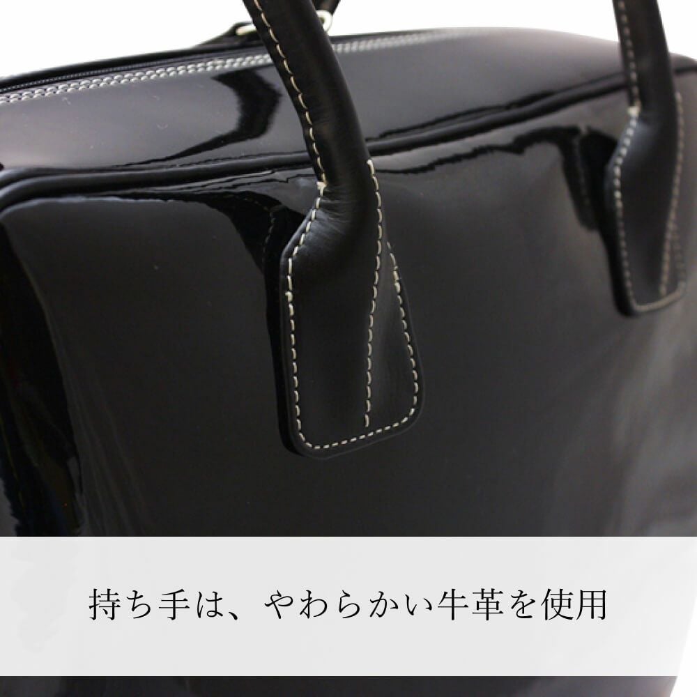 専用です❣️新品未使用　ハマノ　オールレザー　クアドラ　ボストンバッグ　ブラック 濱野皮革工藝 HAMANO】皇室御用達 セレブボストン ボストン