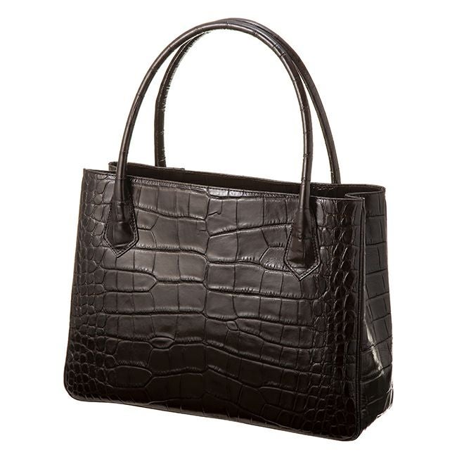 お仕事バッグ人気おすすめ｜濱野皮革工藝　クロコ デュプレトート　A4収納 トートバッグ レディース