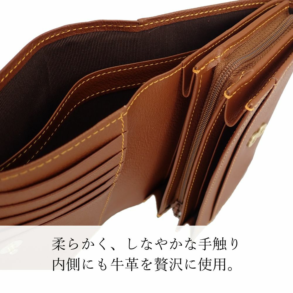 濱野皮革工藝 HAMANO】皇室御用達 グレースミディアムウォレット