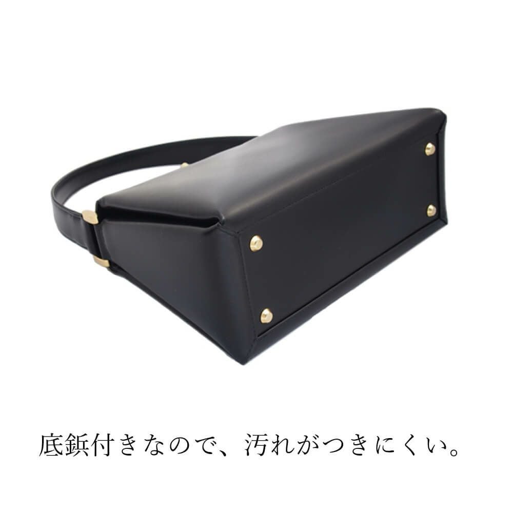 濱野皮革工藝 HAMANO】皇室御用達 コキーユ フォーマルバッグ 冠