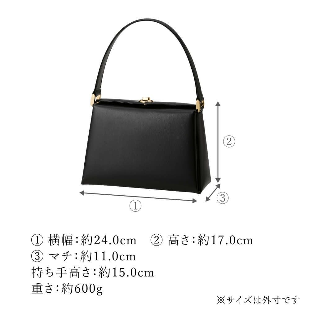 専用品HAMANO コキーユ ブラック 現行品 トップハンドルバッグ定価10万 濱野皮革工藝のフォーマルバッグ】コキーユ(ブラック×ゴールド) | 長野