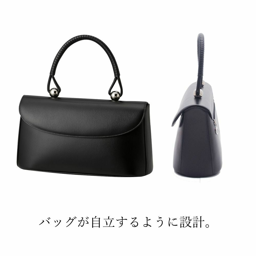 【皇室御用達】濱野皮革工藝 HAMANO 本革ブラックバッグ 2WAY 濱野皮革工藝 HAMANO】皇室御用達 ロイヤルスタンド フォーマル