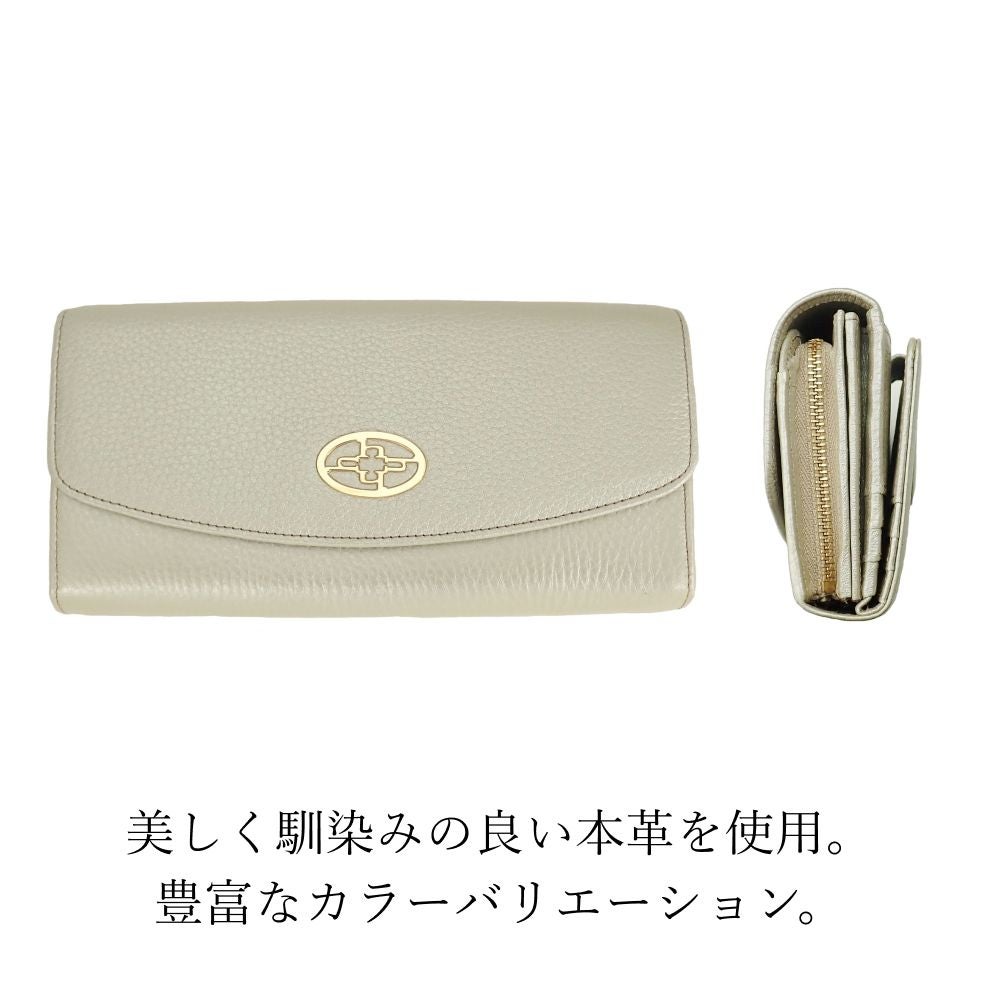 濱野皮革工藝 HAMANO】皇室御用達 フィオーレ ロングウォレット 