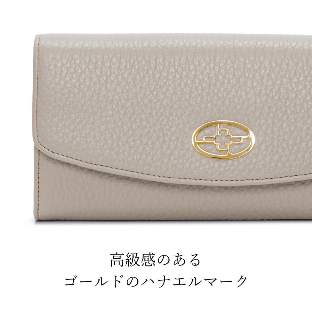 濱野皮革工藝 HAMANO】皇室御用達 フィオーレ ロングウォレット 