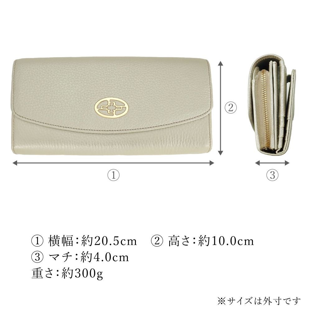 濱野皮革工藝 HAMANO】皇室御用達 フィオーレ ロングウォレット
