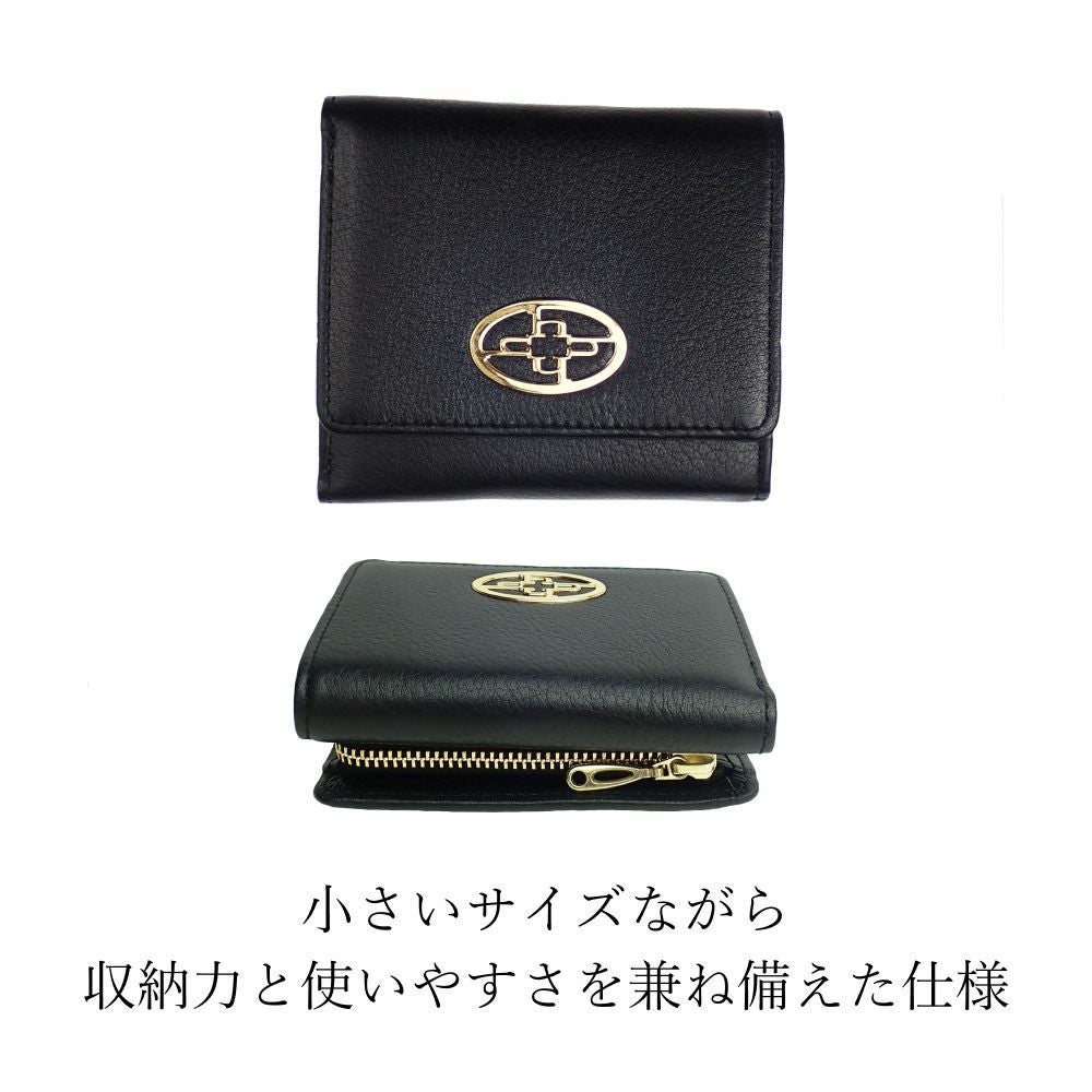 フィオーレ ミニウォレット 三つ折り財布 濱野皮革工藝 ＨＡＭＡＮＯ 現品のみ 濱野皮革工藝 HAMANO】皇室御用達 フィオーレ ミニウォレット 三