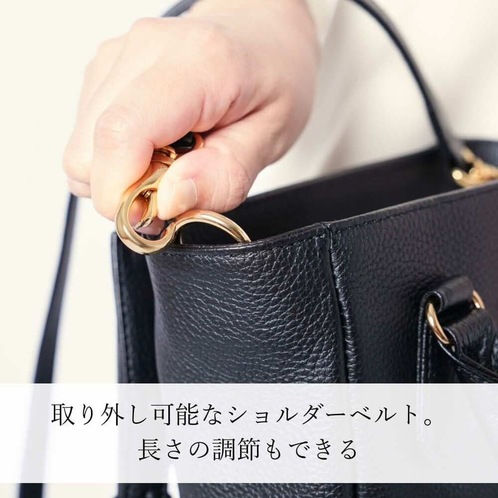 濱野皮革工藝 HAMANO】皇室御用達 ハナエル 2wayミニトート
