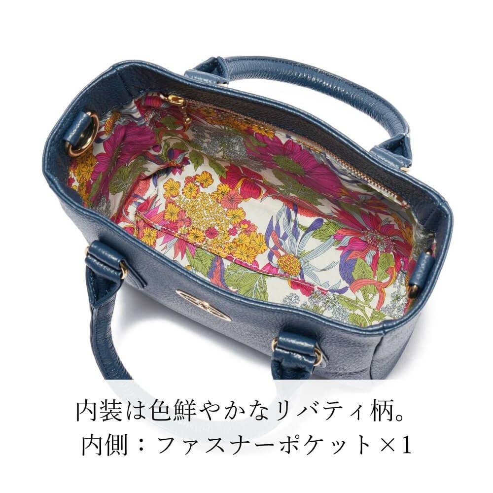 濱野皮革工藝 HAMANO】皇室御用達 ハナエル 2wayミニトート