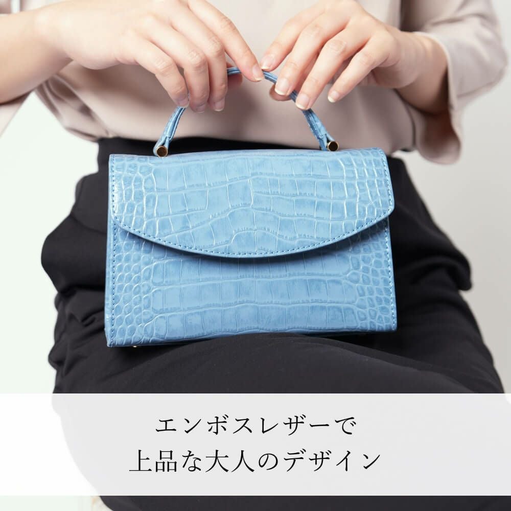 濱野皮革工藝 HAMANO】皇室御用達 プティ・フォルムクロコ DUE