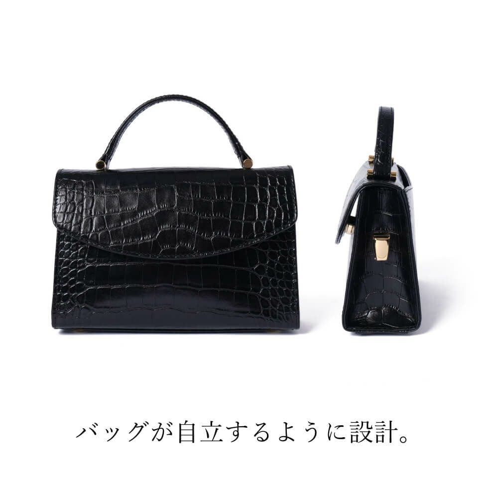濱野皮革工藝 HAMANO】皇室御用達 プティ・フォルムクロコ DUE