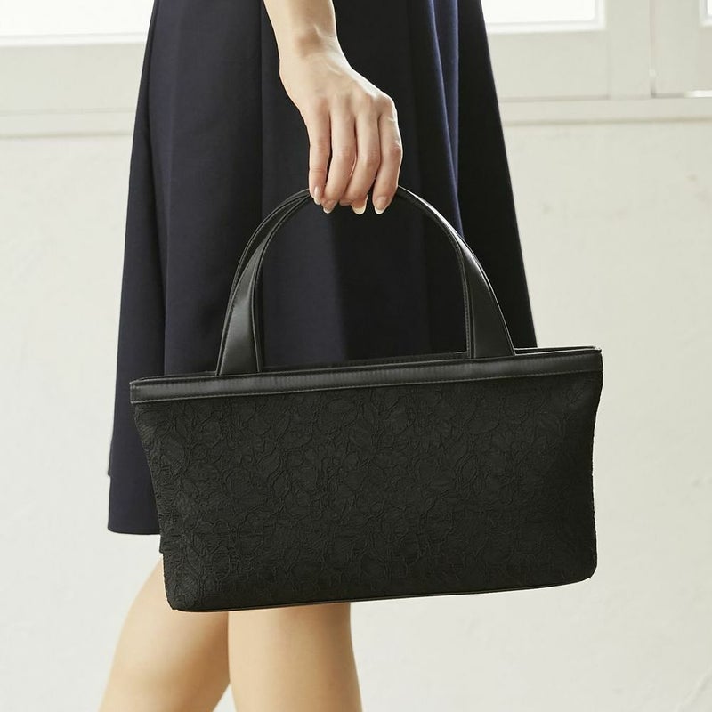 黒フォーマルサブバッグ人気おすすめ|濱野皮革工藝 フォーマルトートサイド ミニ フォーマルバッグ サブバッグ