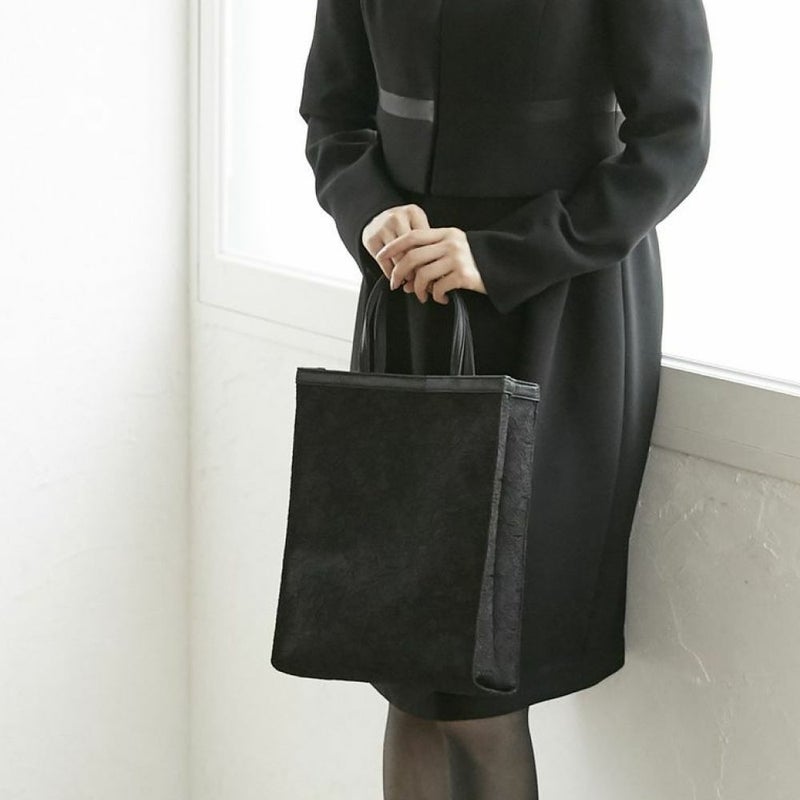 黒フォーマルサブバッグ人気おすすめ｜濱野皮革工藝 フォーマルトート トール