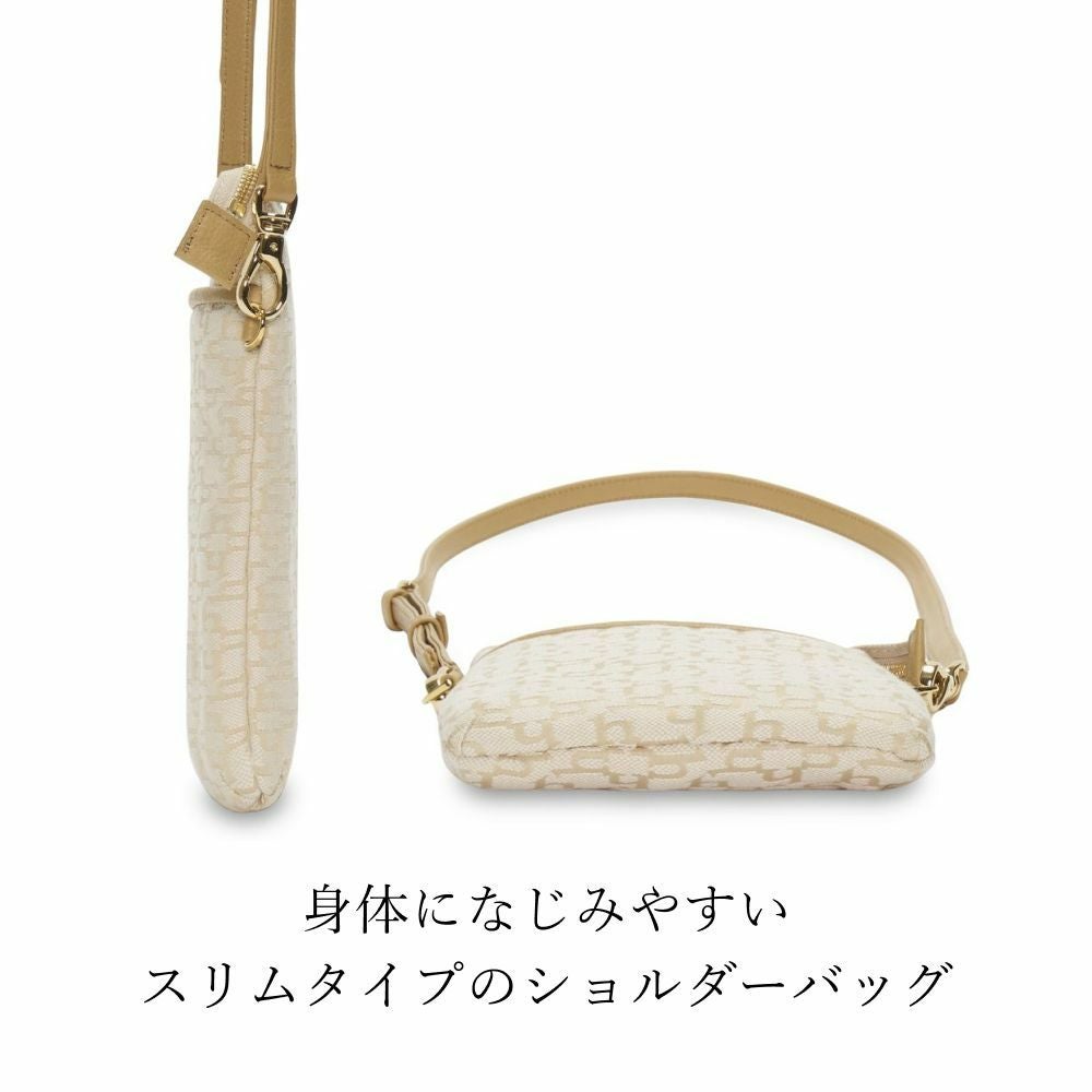 濱野皮革工藝 HAMANO】皇室御用達 ハナエルジャガードショルダー