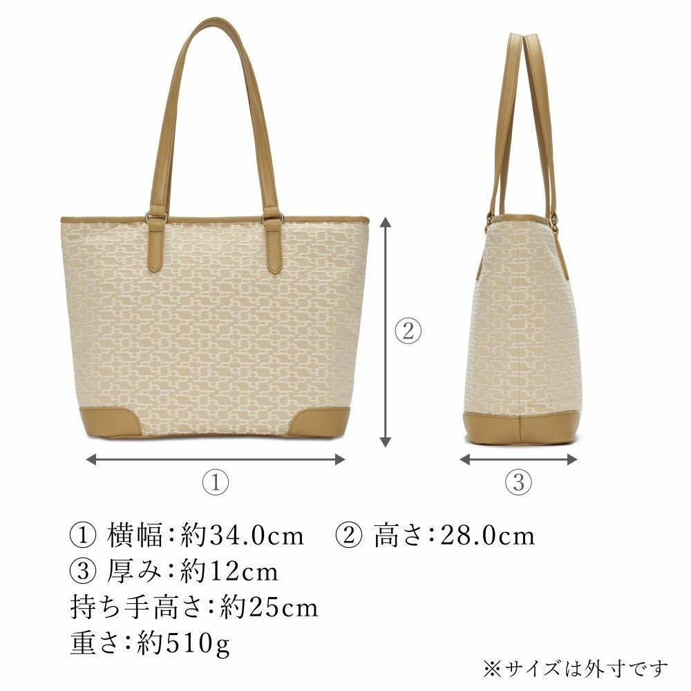 濱野皮革工藝 HAMANO】皇室御用達 ハナエルジャガードトート