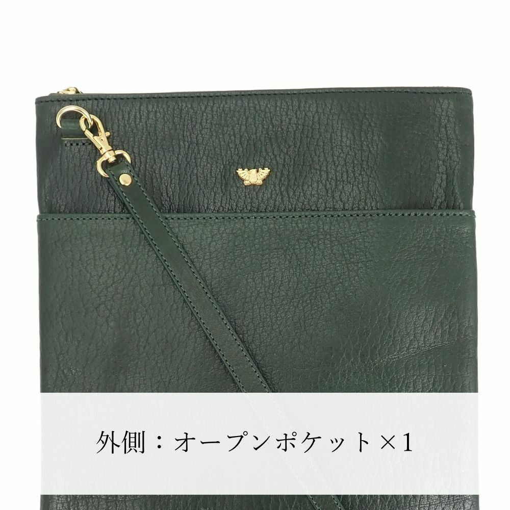 濱野皮革工藝 HAMANO】皇室御用達 レース ルテ ショルダーバッグ