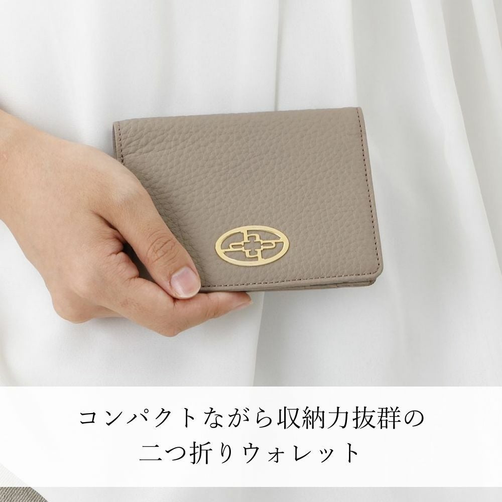 濱野皮革工藝 HAMANO】皇室御用達 ハナエル 二つ折り財布