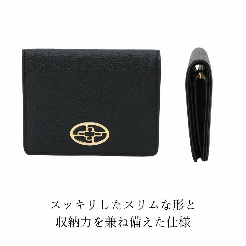 濱野皮革工藝 HAMANO】皇室御用達 ハナエル 二つ折り財布